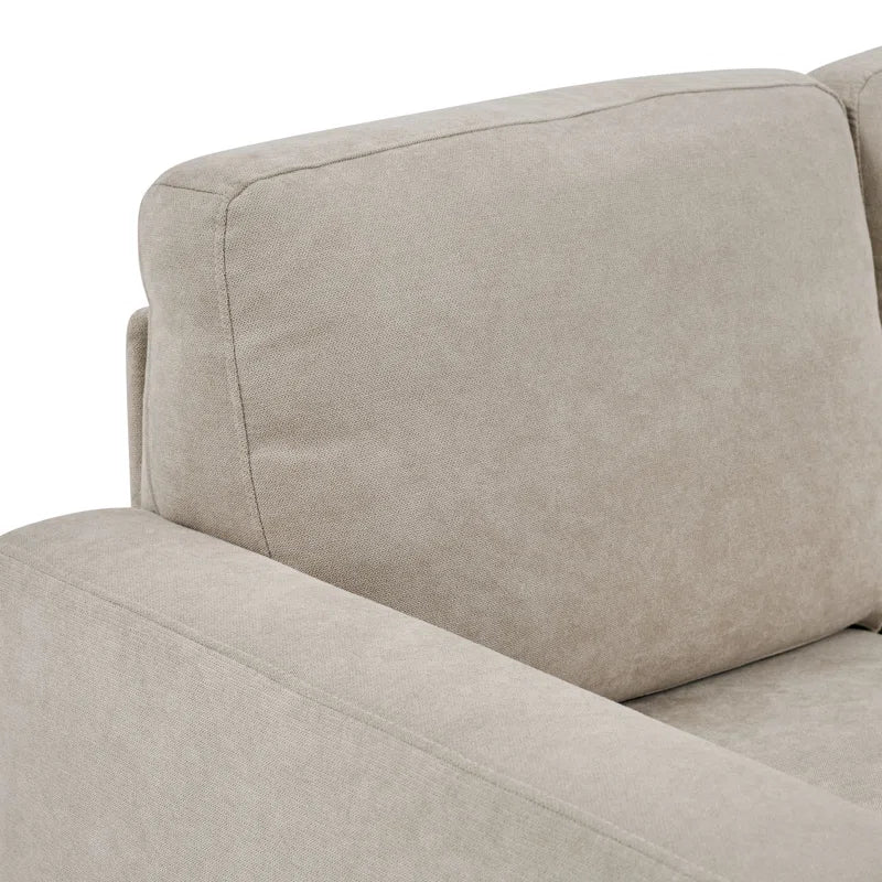 Ranjeeta 101" Wide Modular Sofa & Chaise with Ottoman