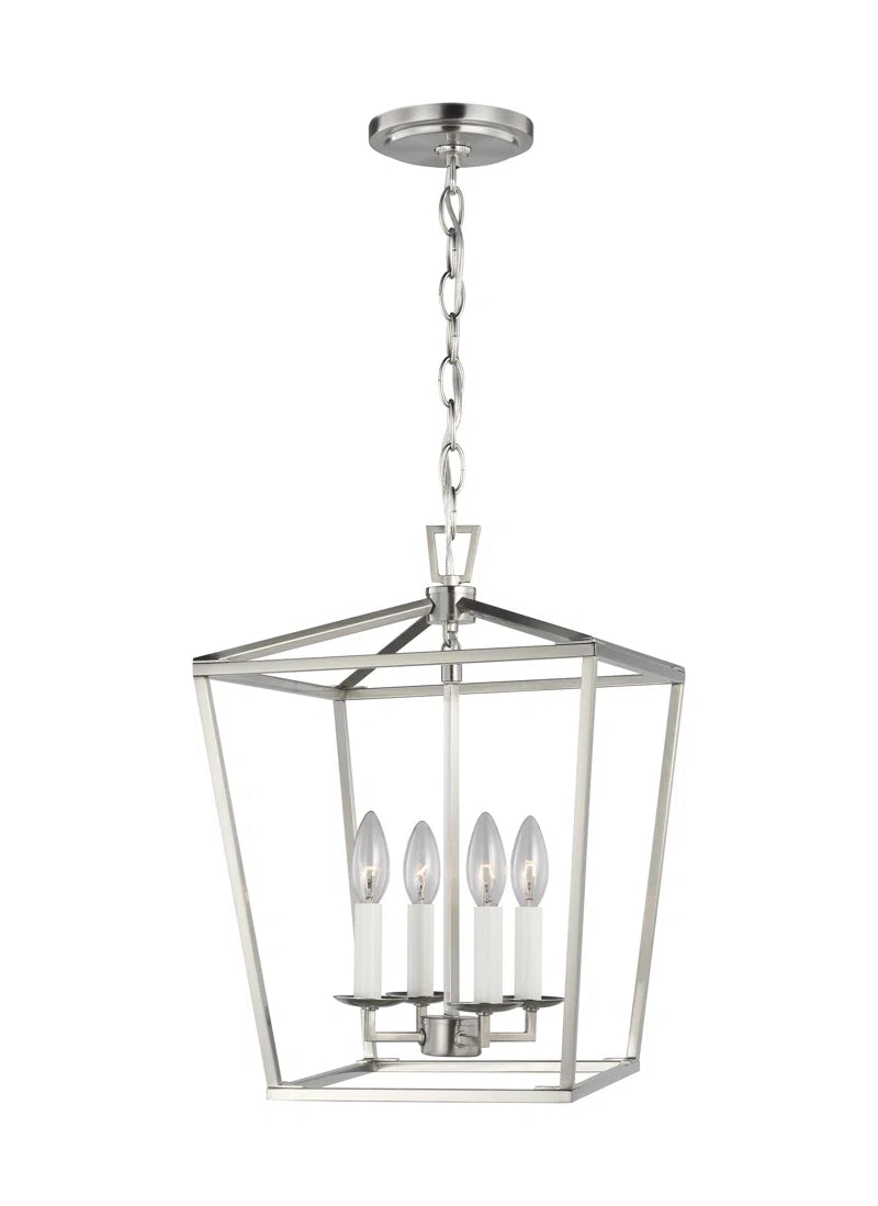 Finnegan 4 - Light Dimmable Lantern Geometric Chandelier