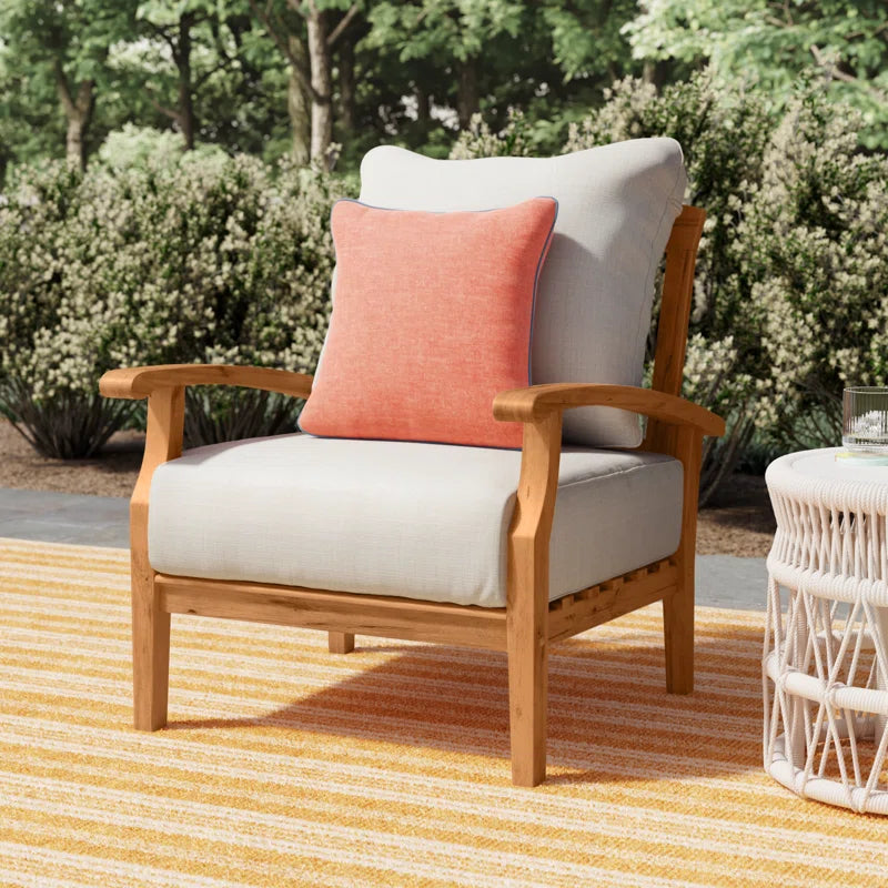 Summerton Teak Patio Chair with Cushions