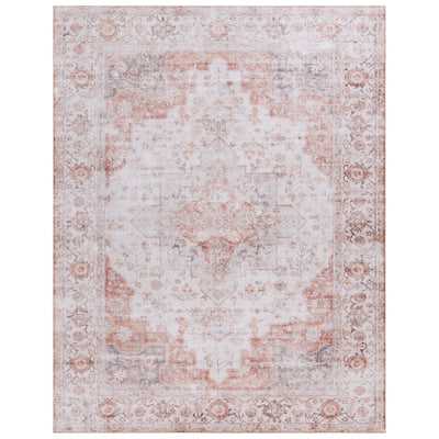 Sonia Oriental Power Loom Light Grey / Rust