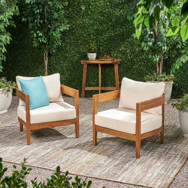 Mica Outdoor Patio Chair with Cushions