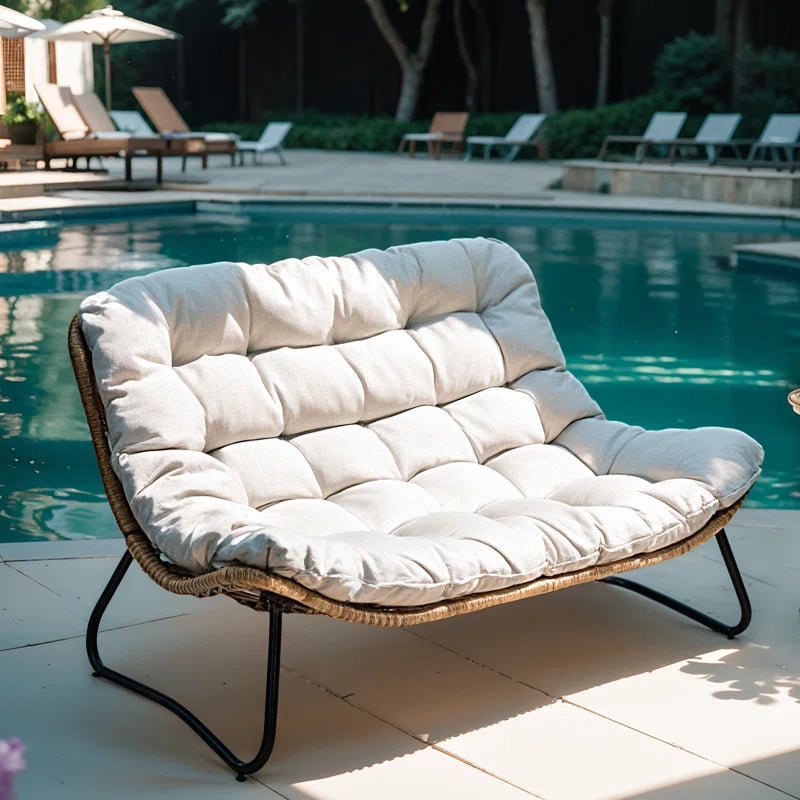 Lelsie 53.15" Wide Patio Loveseat