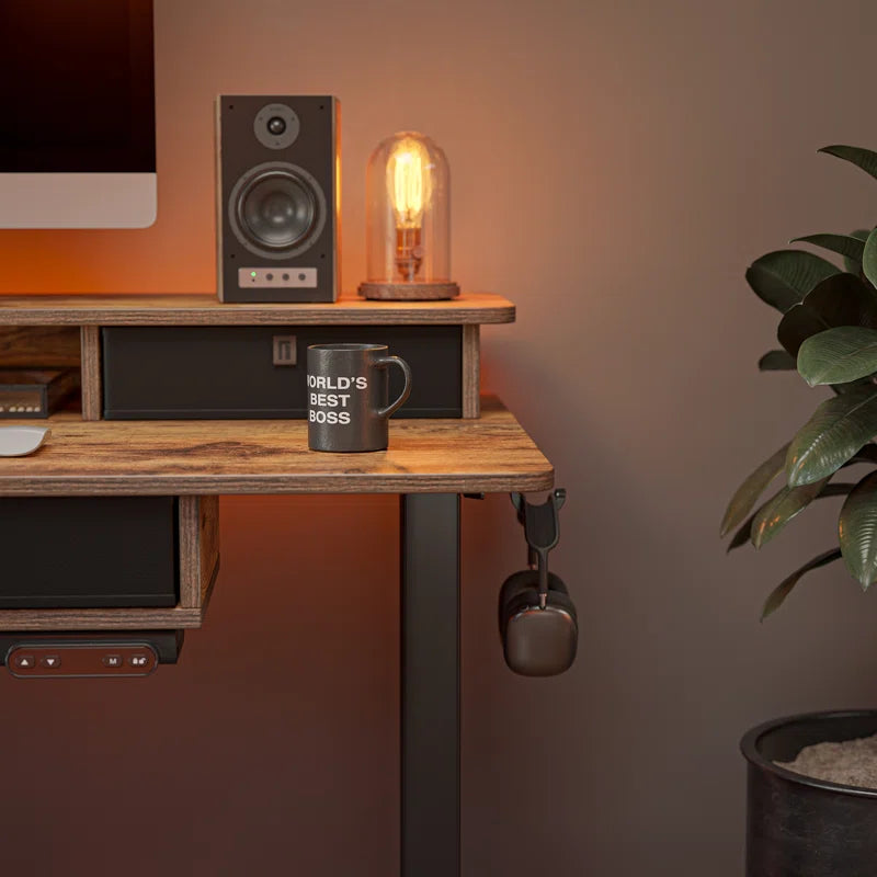 Emanuiel Height Adjustable Standing Gaming Desk