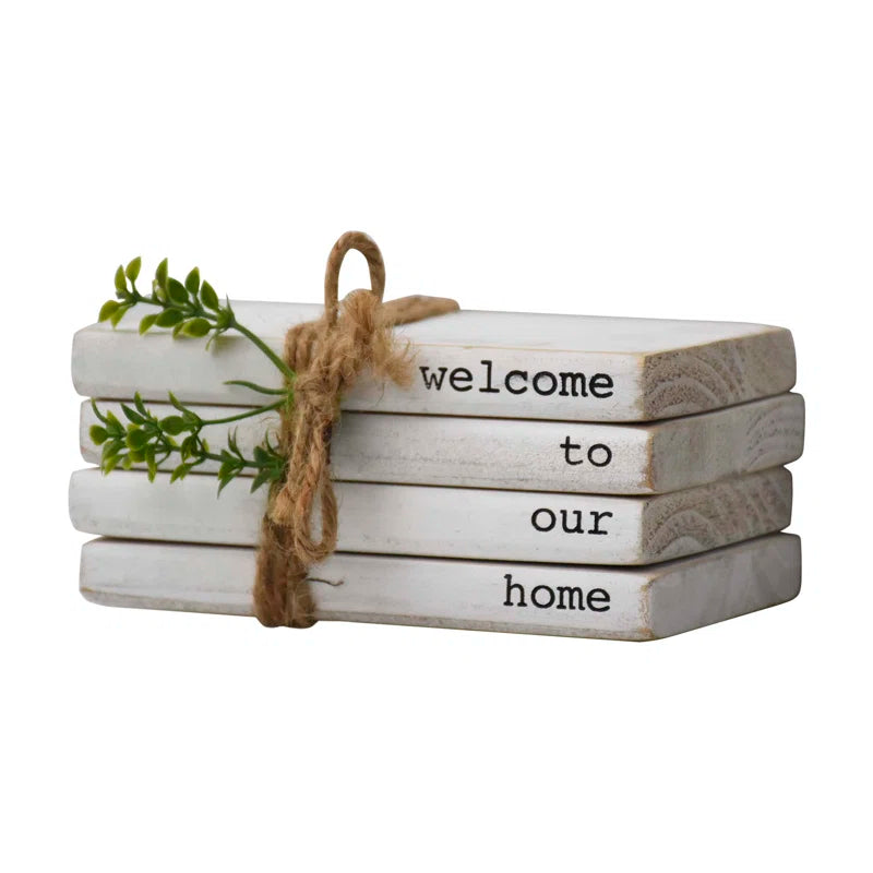 Devizes Text & Numbers Decorative Book
