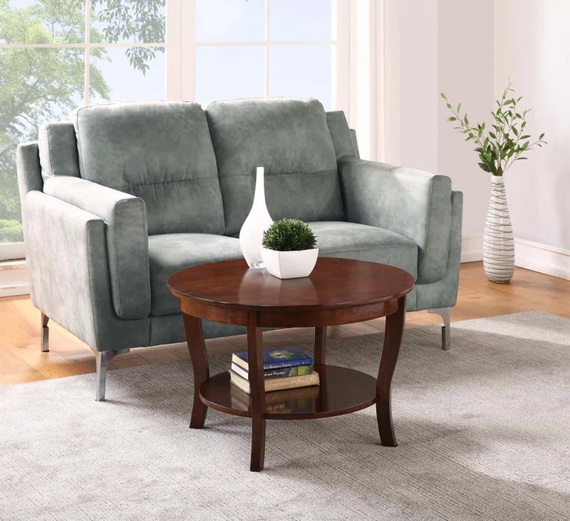 Carbin 30" Coffee Table with Shelf