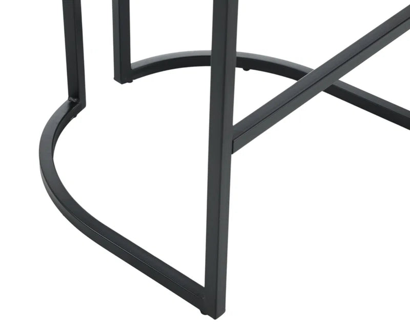 Modern Upholstered Hollow Bar Stool with Armrests and Footrests, Barrel High Stools