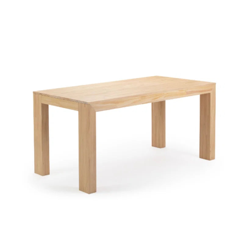 Chalonda Pine Solid Wood Dining Table