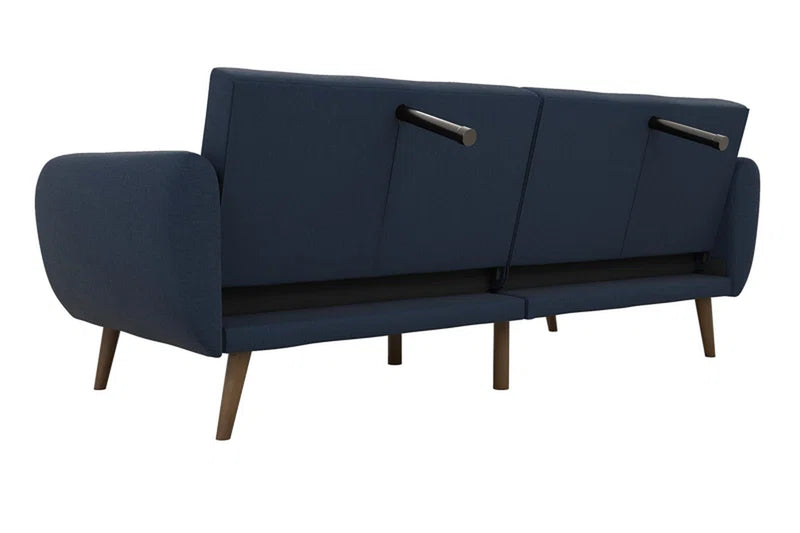 Brittany 81.5" round Arm Convertible Sofa