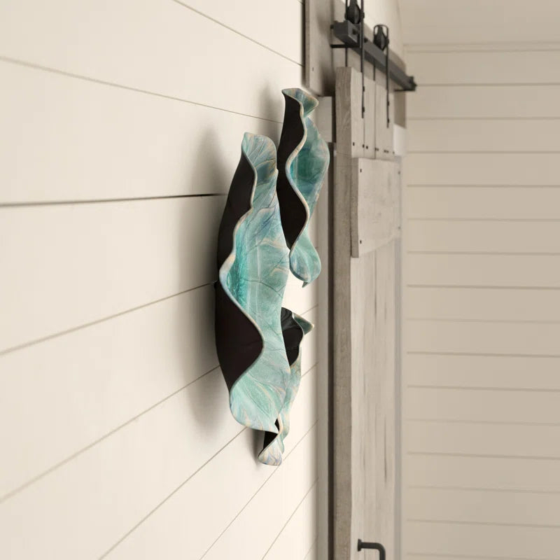 Handmade Boho Plants & Flowers Wall Decor on Ceramic