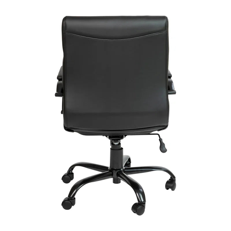 Whitney Ergonomic Upholstered Mid-Back Swivel Office Chair