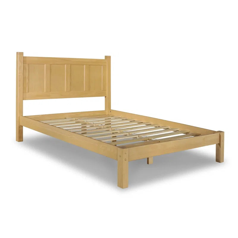 Shaker Solid Wood Panel Bed