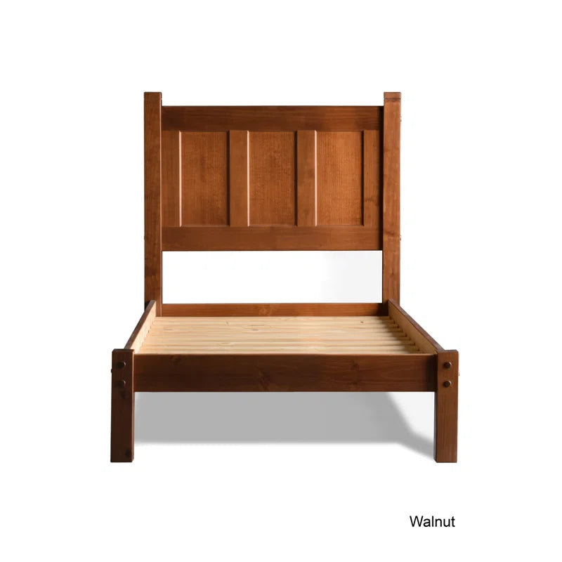 Shaker Solid Wood Panel Bed
