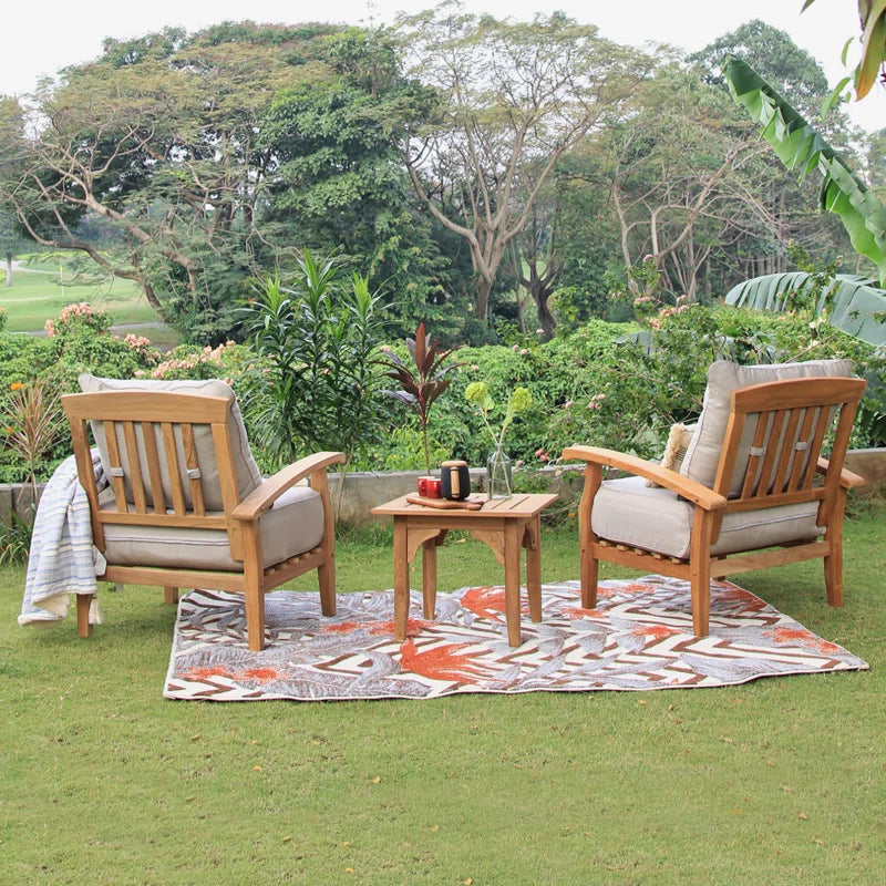 Summerton Teak Patio Chair with Cushions