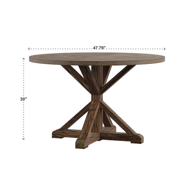 Ashbaugh Pine round Dining Table