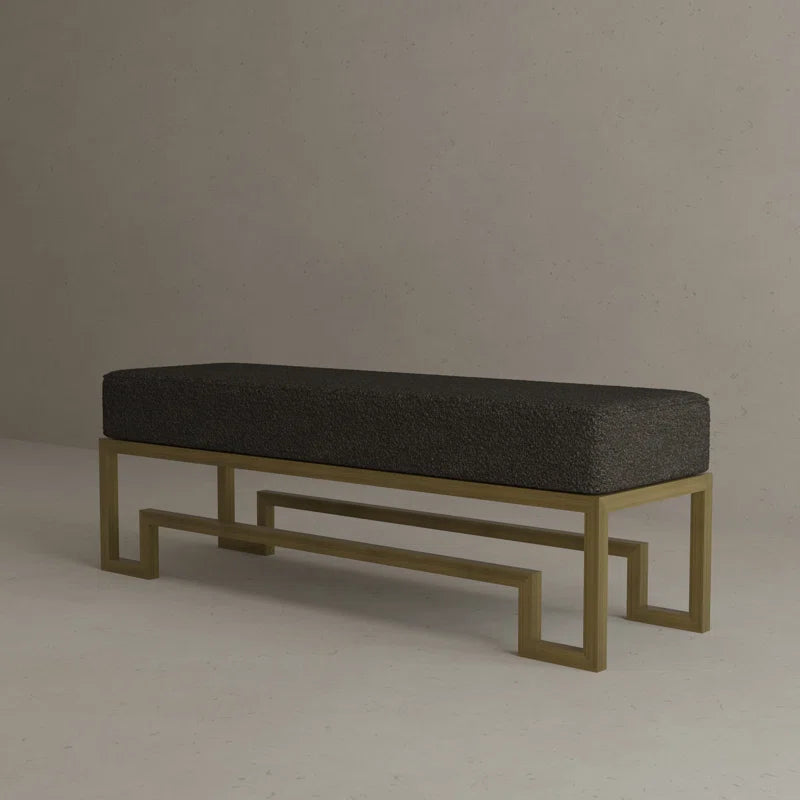 Davlin Polyester Blend Upholstered Bench