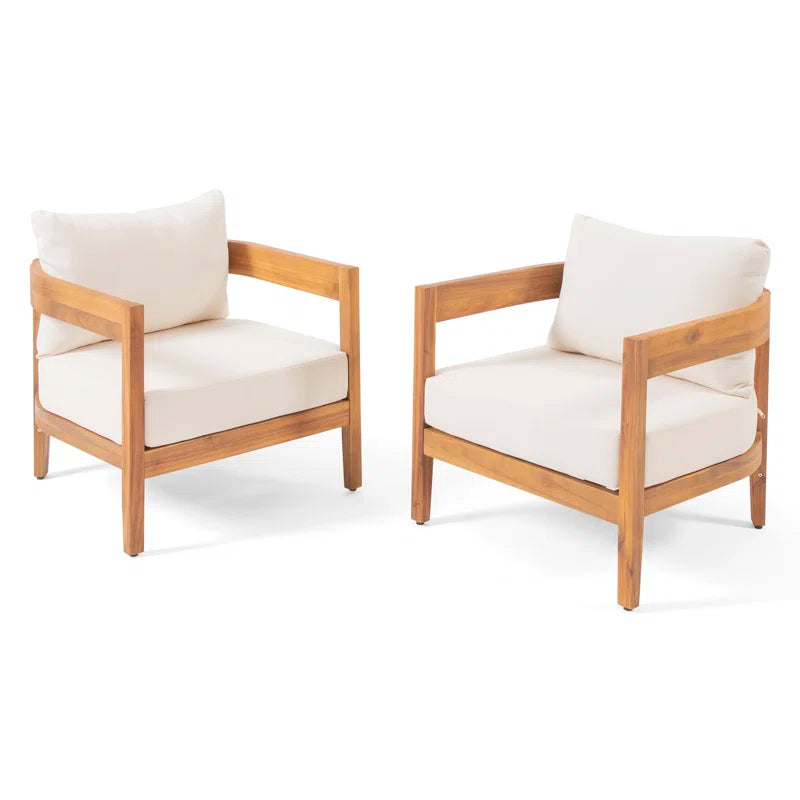 Mica Outdoor Patio Chair with Cushions