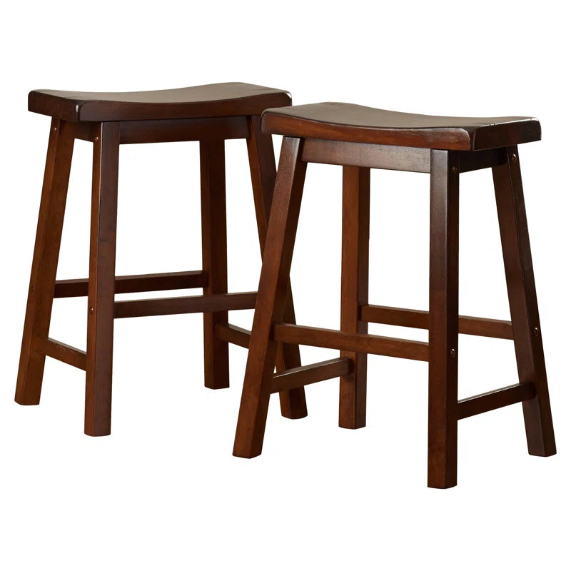 Hooria Solid Wood Counter Stool