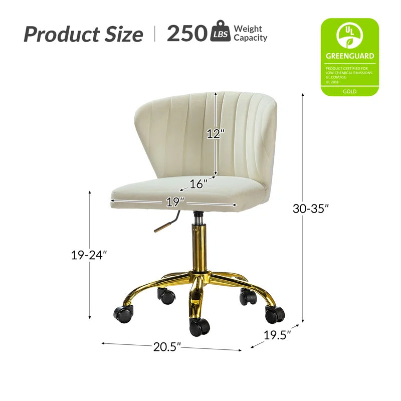 Ilia Ergonomic Task Chair with Tufted Back