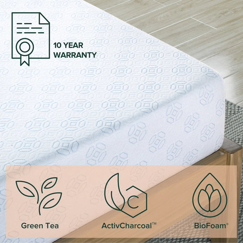 Wayfair Sleep 10" Medium Cooling Gel Memory Foam Mattress