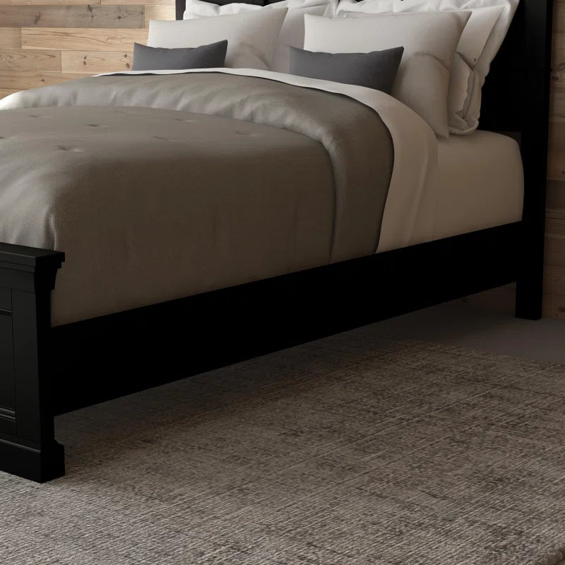 Auriel Solid Wood Standard Bed