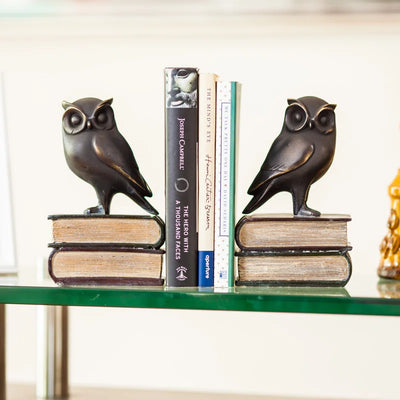 Nolley Owl on Books Non Skid Bookends