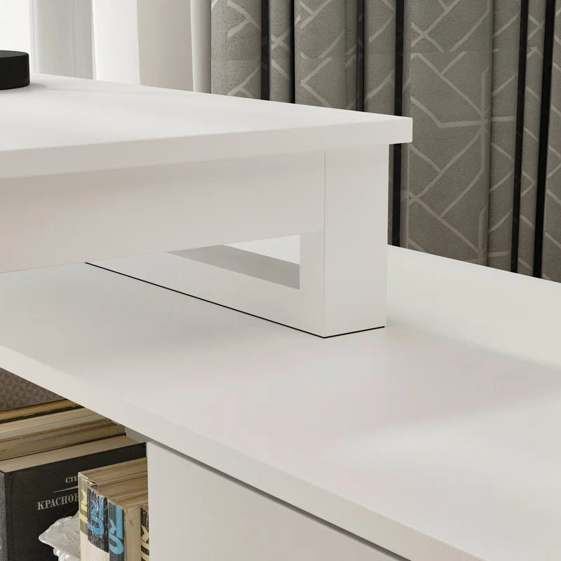 Latwon L-Shape Desk
