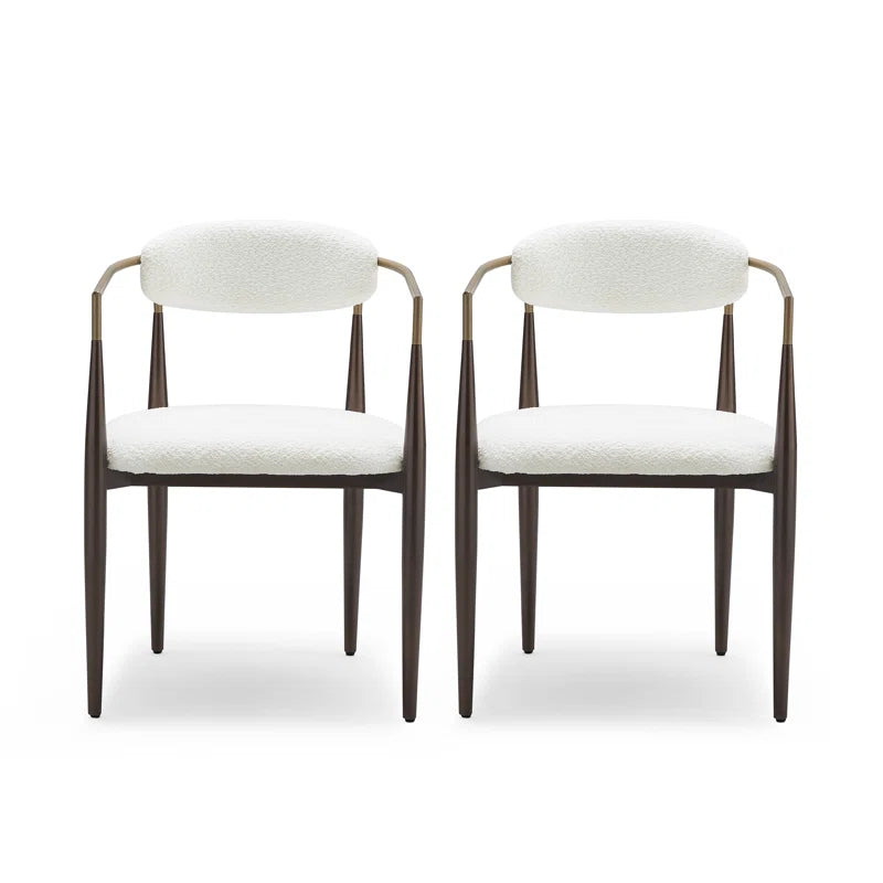 Nayalis Low Back Upholstered Dining Chairs