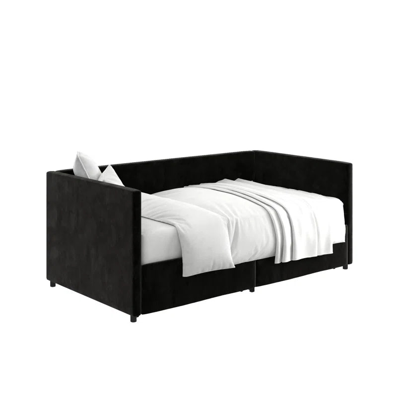 Dmitry Upholstered Daybed with Drawers