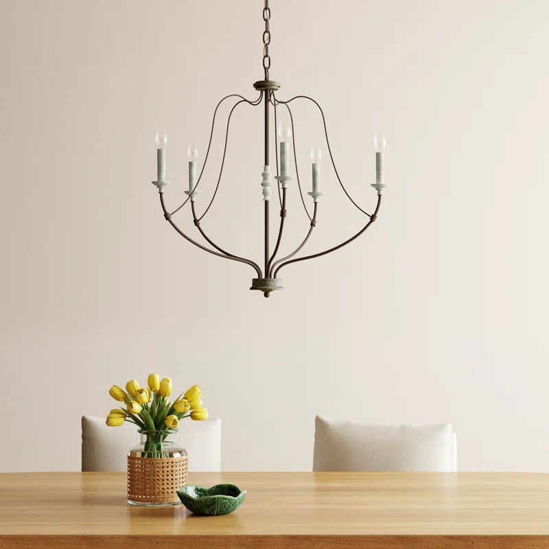 Shoshanna 5 - Light Dimmable Classic / Traditional Chandelier