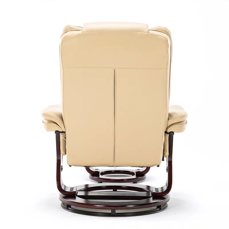 Shebeen Swivel Recliner with Ottoman