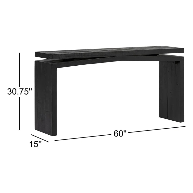 Henn Solid Wood Console Table