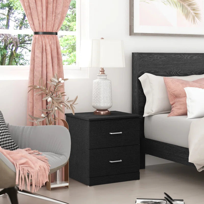 Allyannah 2 Drawer Nightstand (Set of 2)