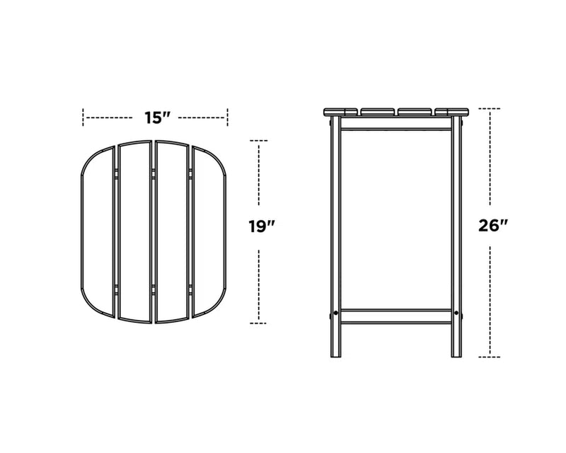 Long Island 18" Side Table