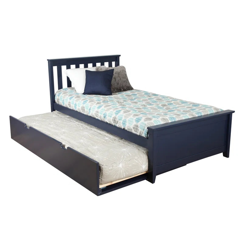Boling Twin Solid Wood Platform Bed with Trundle by