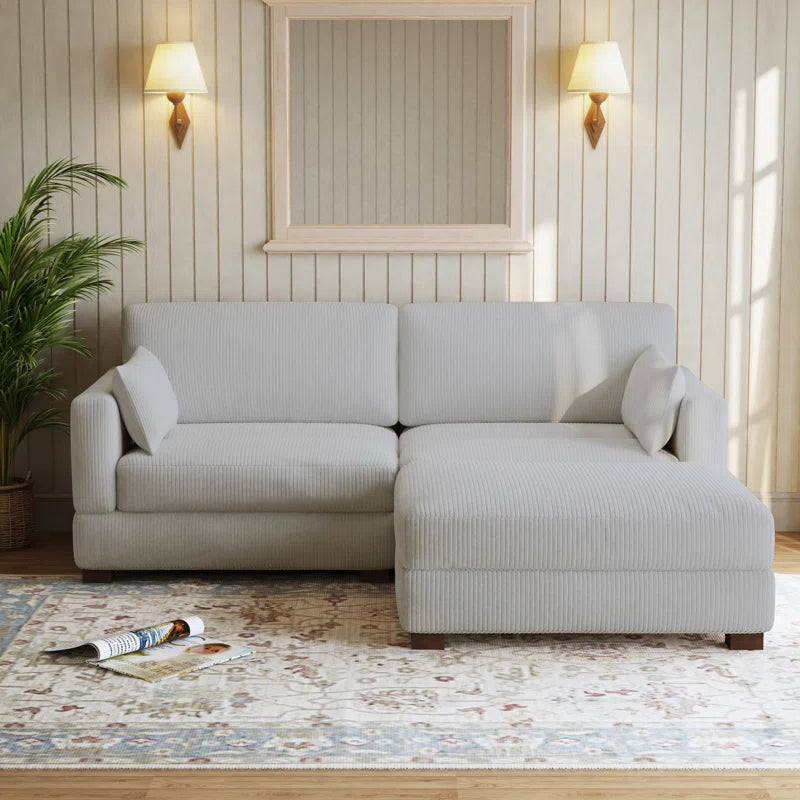 Maelina 3 - Piece Corduroy Sectional