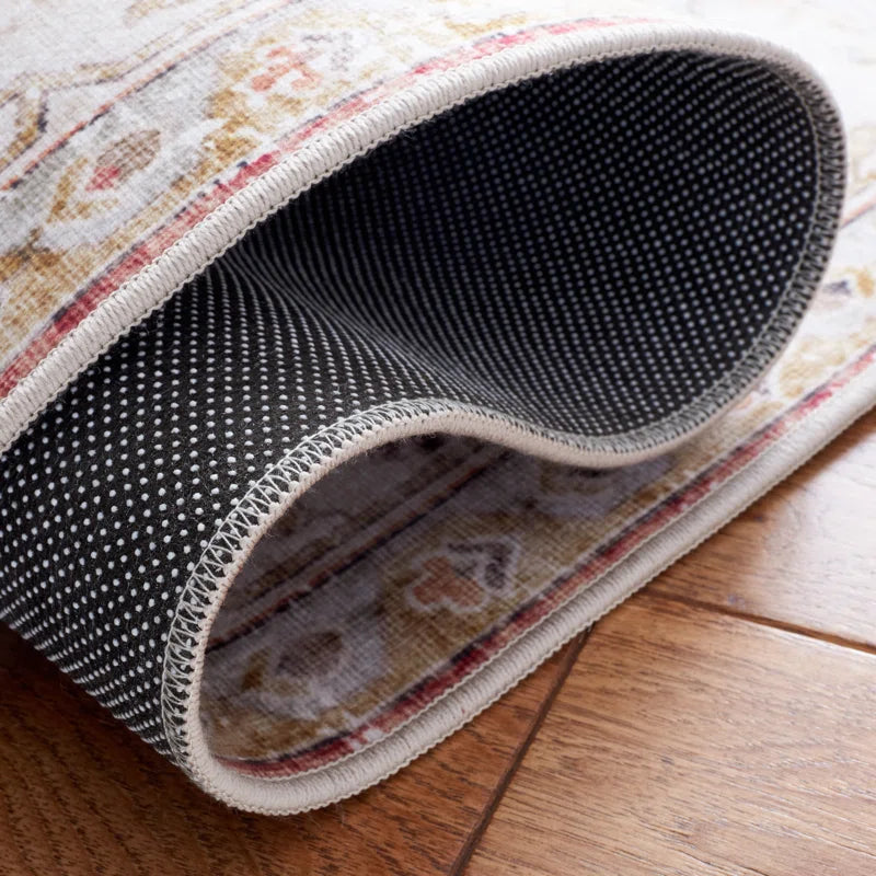 Sonia Oriental Power Loom Light Grey / Rust