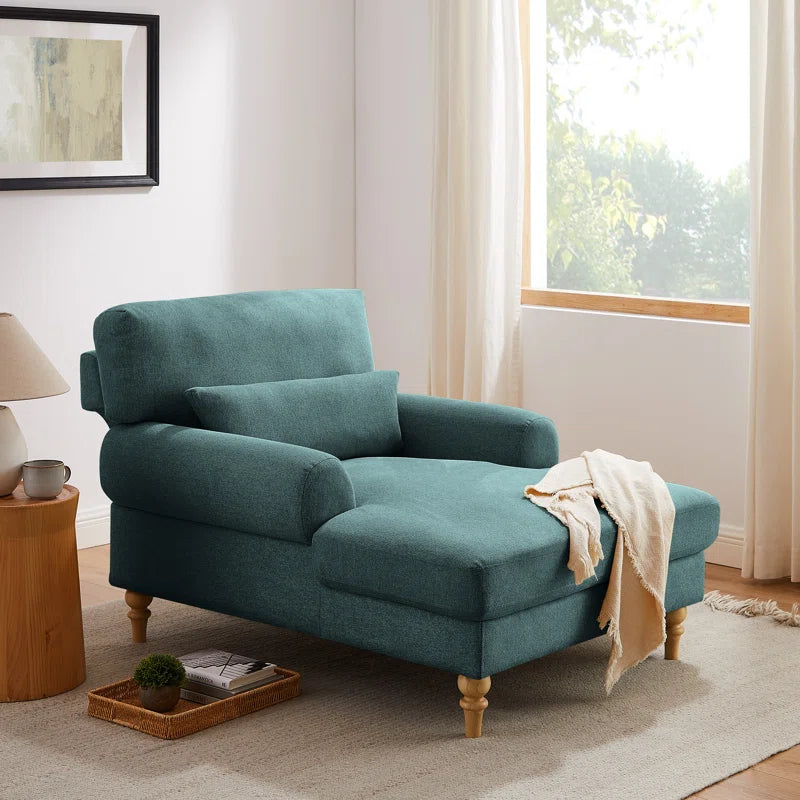 Davene Upholstered Chaise Lounge with Adjustable Backrest
