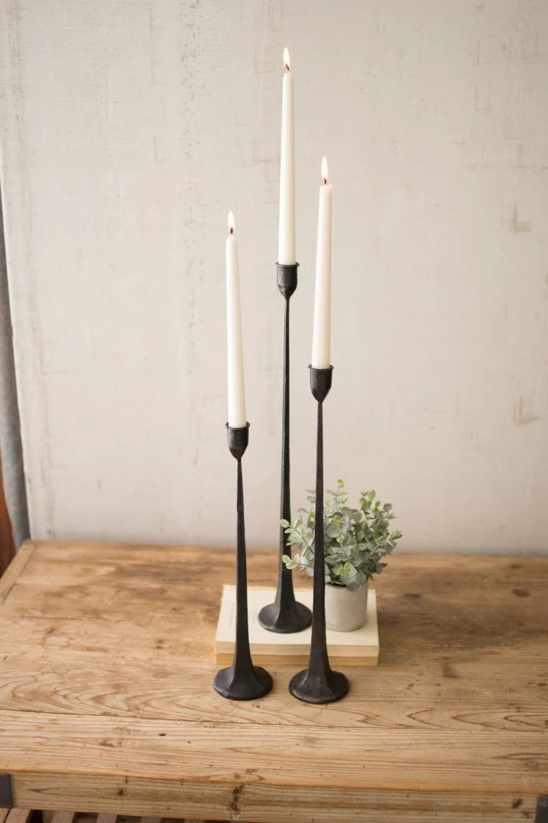 Salah Iron Tabletop Candlestick