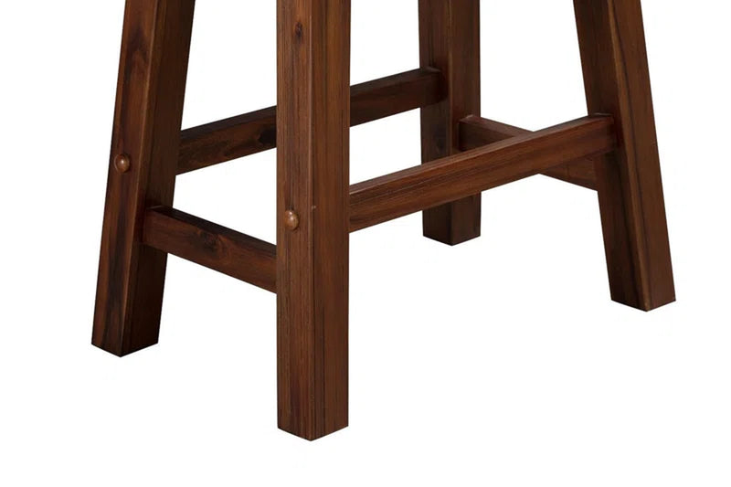 Alessandro Counter Stool with Solid Wood Frame
