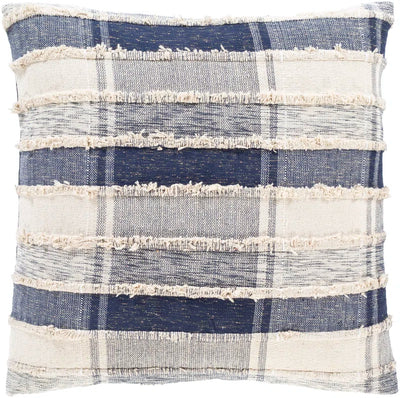 Ahnah Plaid Cotton Blend Reversible Throw Pillow