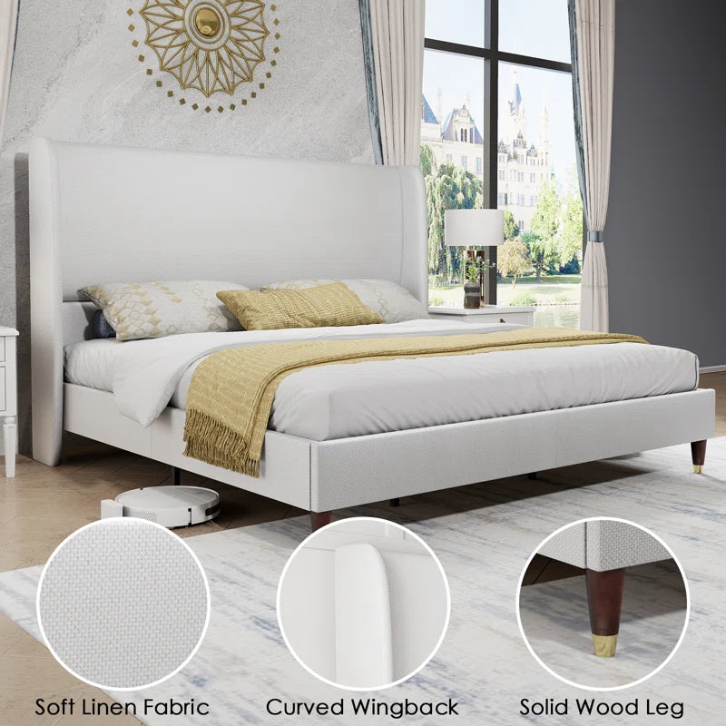 Belo Upholstered Platform Bed