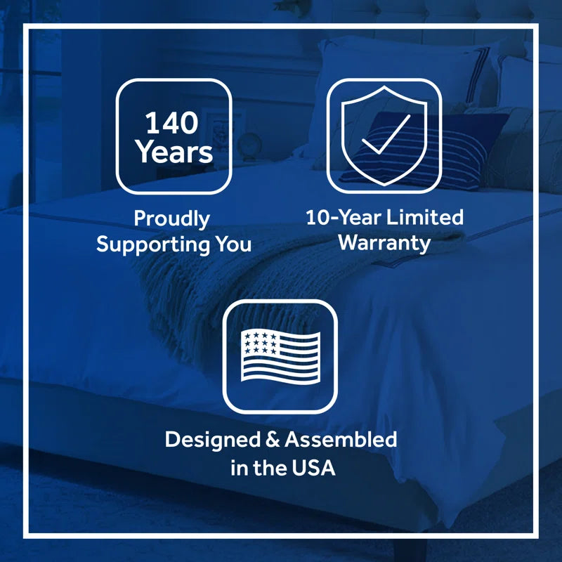 Cool 12" Medium Hybrid Mattress with Copperchill Technology