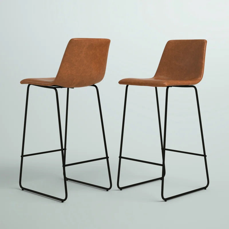 Liekele Upholstered Counter Height Modern Dining Stools