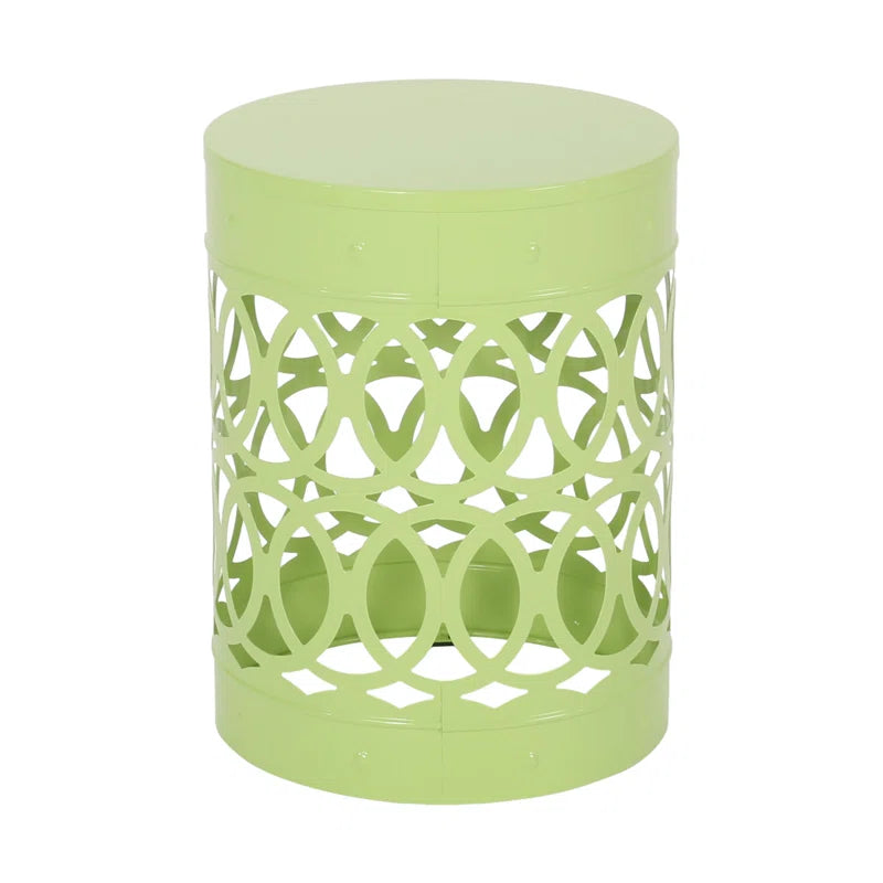 Moraima round Metal Outdoor Side Table