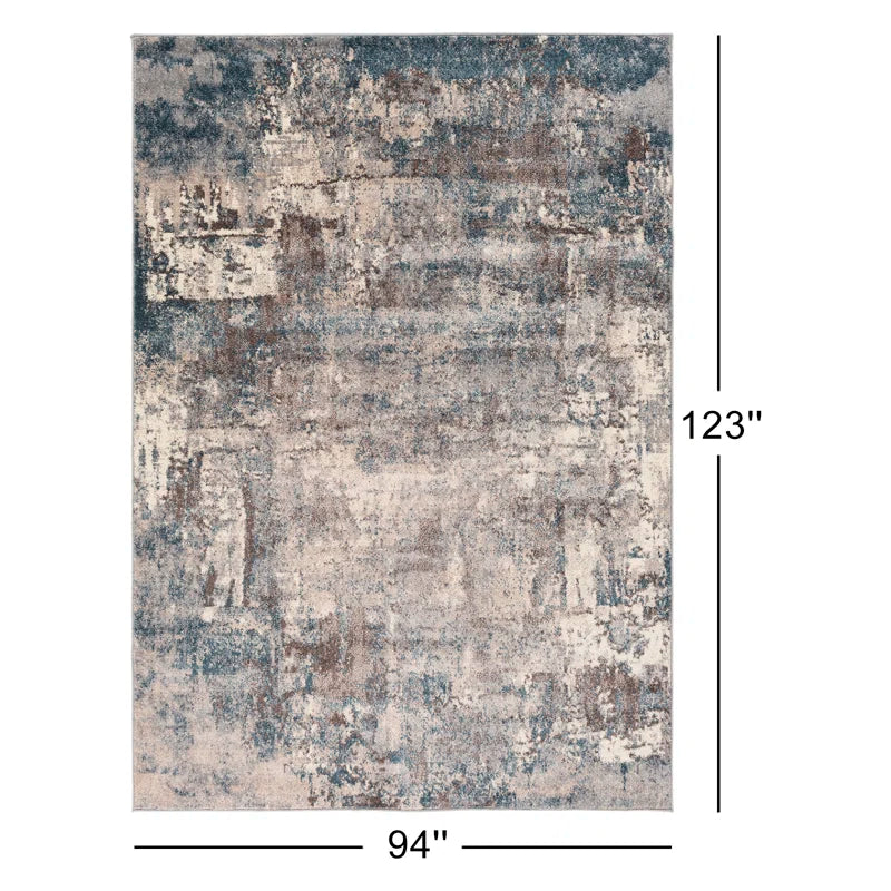 Kohut Abstract Machine Made Power Loom Polypropylene Area Rug