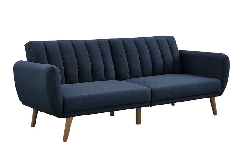 Brittany 81.5" round Arm Convertible Sofa