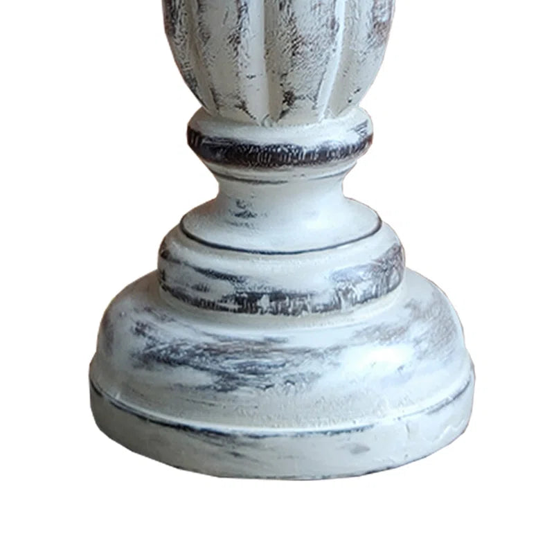 Wood Tabletop Candlestick