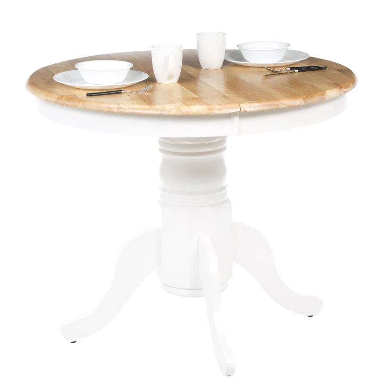 Kaneshiro Extendable Oak Solid Wood Dining Table