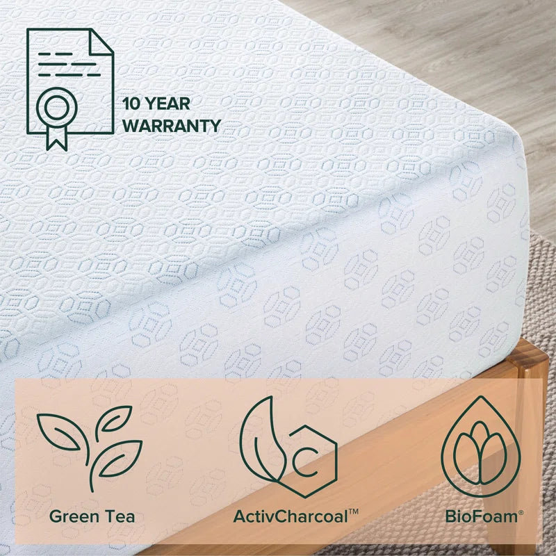 12" Medium Cooling Gel Memory Foam Mattress