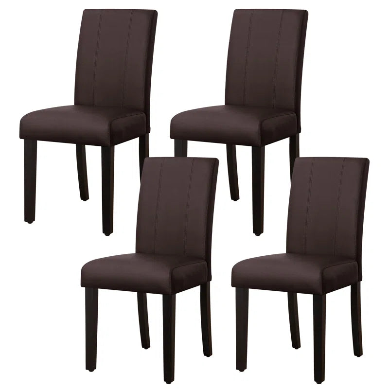 Modern Faux Leather Waterproof Upholstered Dining Chair